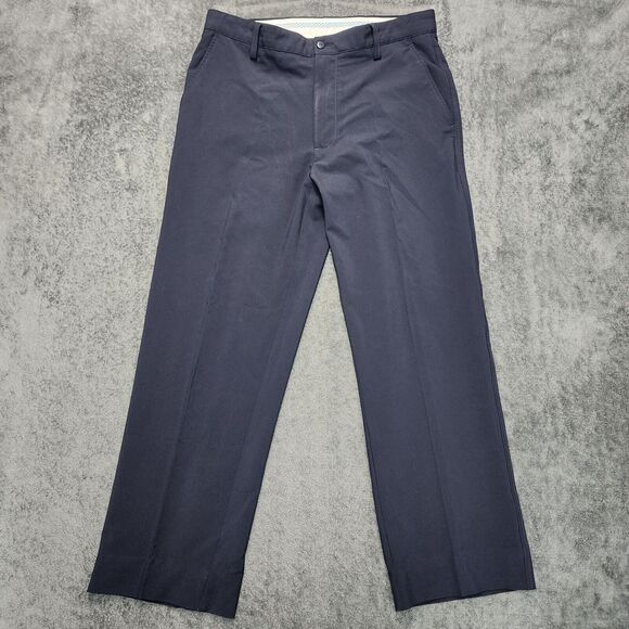 Footjoy Blue Men's Chino Pants Flat Front Straight Size 34 x 29 - Picture 1 of 11